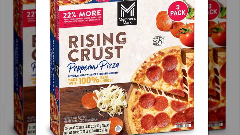 Member's Mark Rising Crust Pepperoni Pizza package