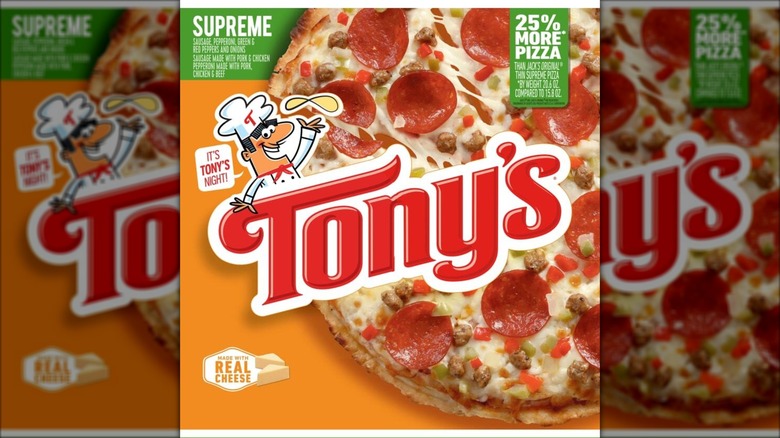Tony's Supreme Frozen Pizza package