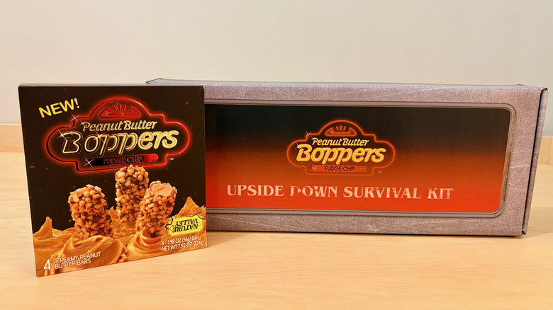 The limited edition Stranger Things x Nature Valley Peanut Butter Fudge Chip Boppers