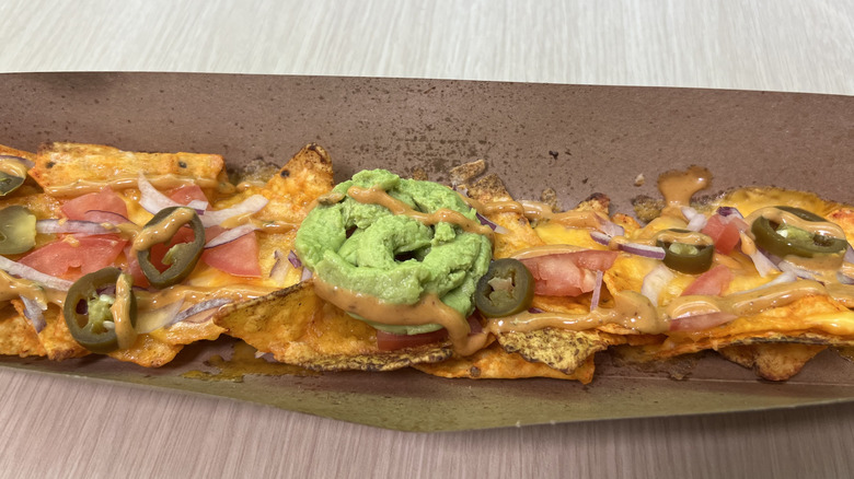 Subway's Doritos Footlong Nachos with avocado