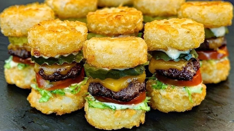 tater tot round sliders