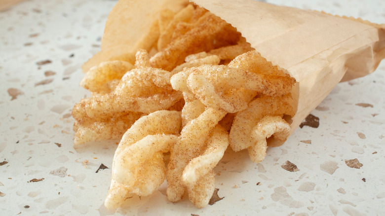 Cinnamon Twists on counter