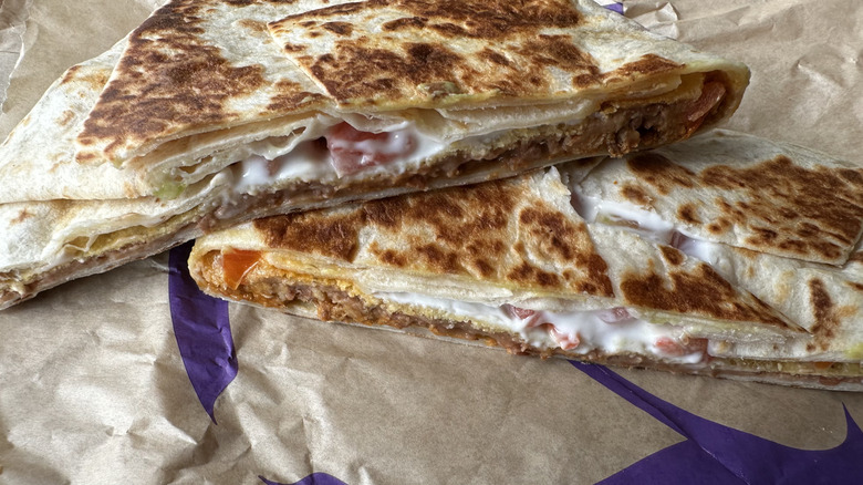 Taco Bell Mexican calzone