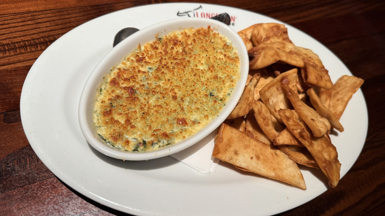 LongHorn Steakhouse Parmesan Crusted Spinach Dip