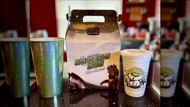The Burger King Mandalorian and Grogu Bundle of food and drink