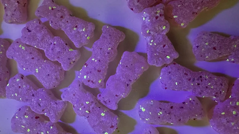Sour Patch Kids Glow Ups with tiny glowing bits