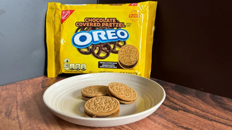 Oreo Chocolate Covered Pretzel cookies