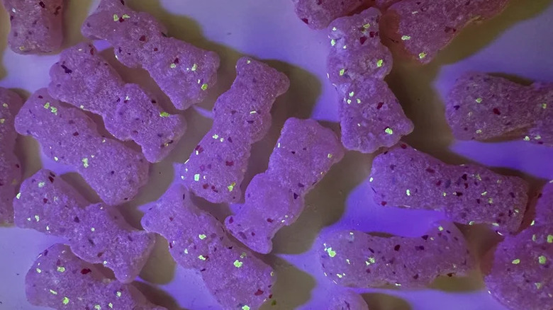 Sour Patch Kids Glow Ups with tiny glowing bits