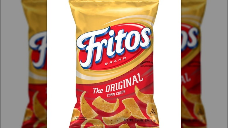 A bag of Fritos Original corn chips