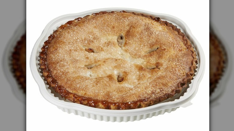 A full Kirkland Signature Apple Pie from Costco