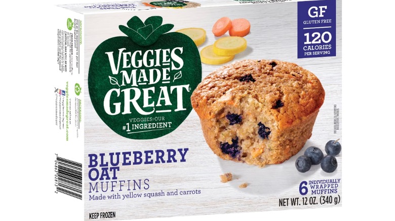 Box of Veggies Made Great Gluten Free Blueberry Oat Muffins