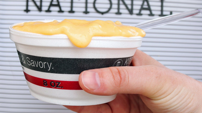 A bowl of Kwik Trip's Mac N Cheese.