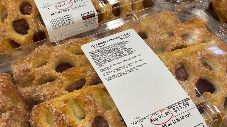 Costco strawberry rhubarb pastry