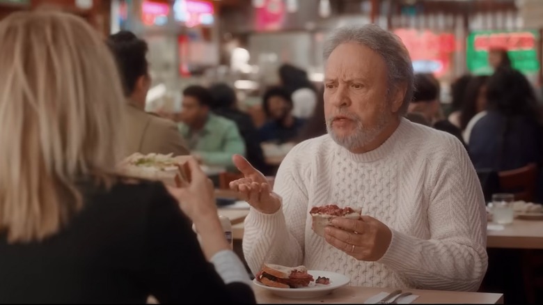 When Sally Met Hellmann's 2025 Super Bowl commercial still featuring Meg Ryan and Billy Crystal 