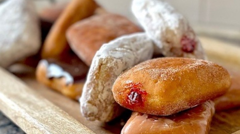 Baked goods and fresh pastries on display at Bredenbeck's Bakery and Ice Cream Parlor in Philadelphia, Pennsylvania