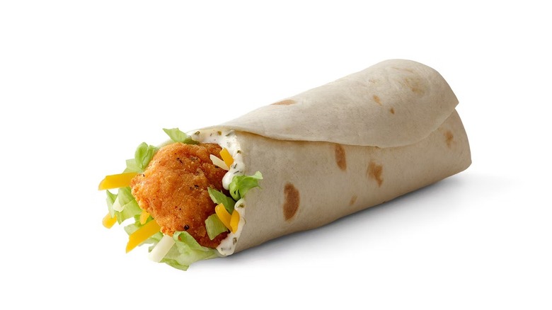 A McDonald's Snack Wrap