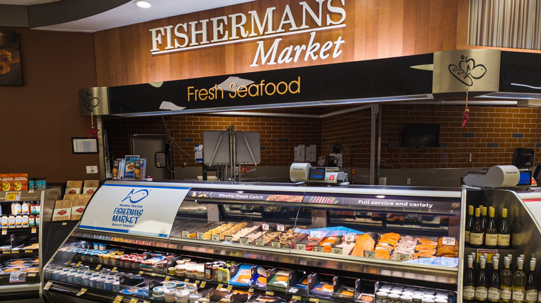 The Fishermans Market fresh seafood department at Sprouts