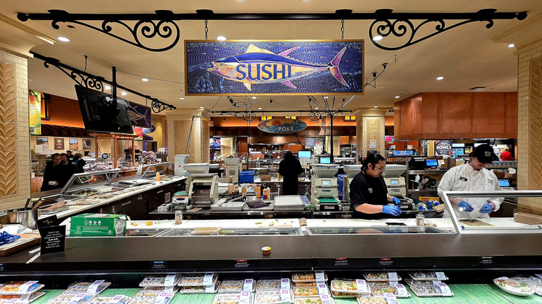 Seafood department at a Wegmans