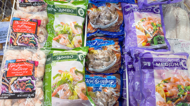Frozen shrimp from Trader Joe's