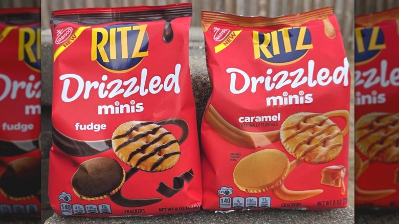 Ritz drizzled snack packages