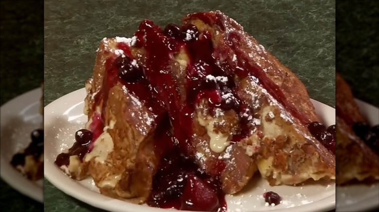 Yo Halla French toast from Metro Diner on a plate