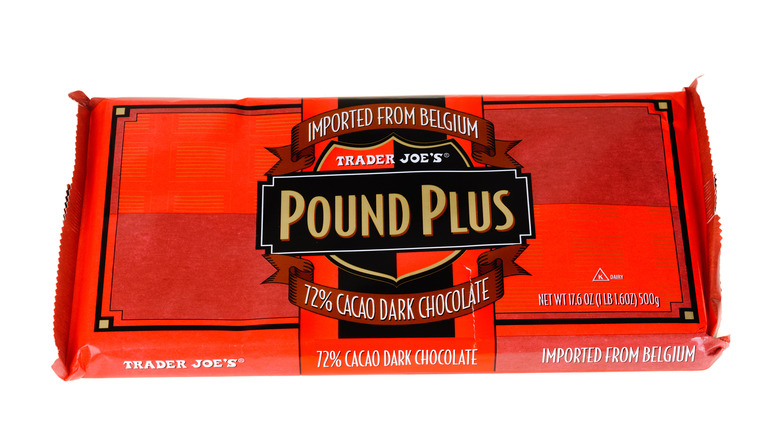 Trader Joe's pound plus dark chocolate bar