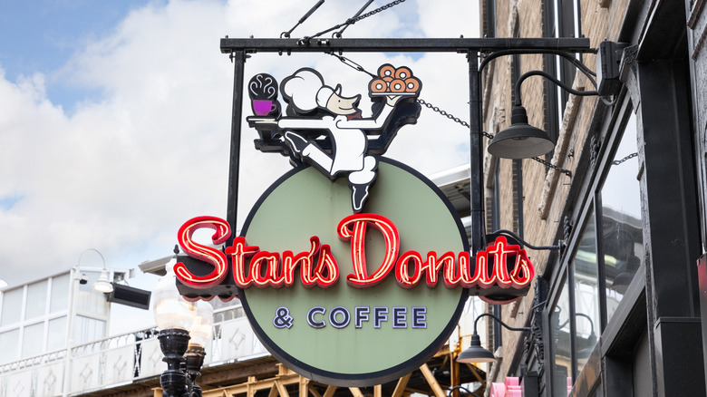 Sign of Stan's Donuts