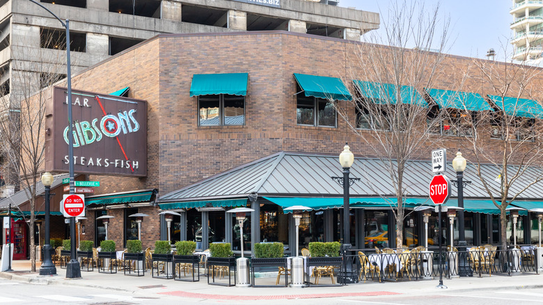 Exterior of Gibsons Steakhouse