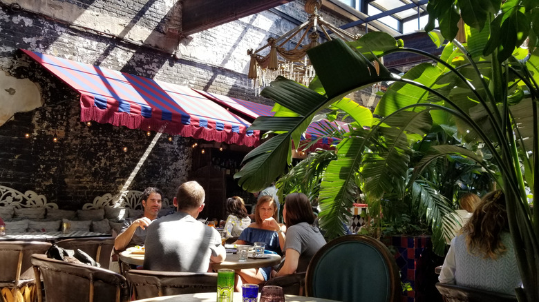 Interior of Beatnik restaurant