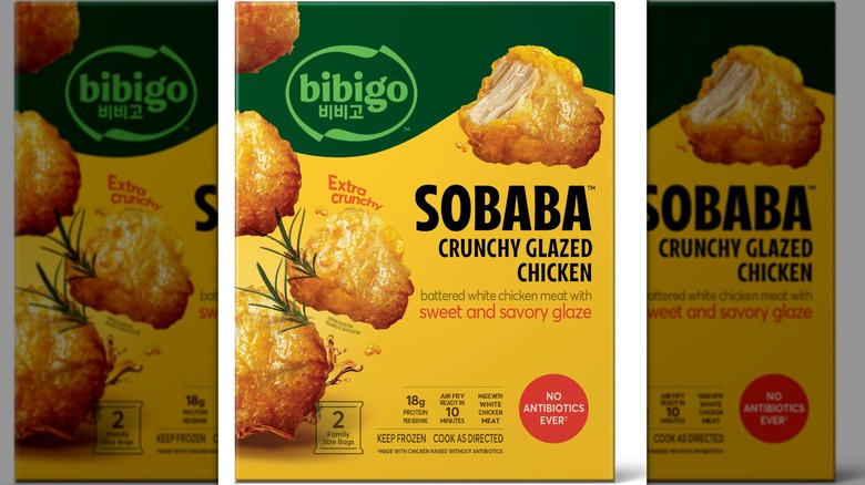 Box of Bibigo Sobaba Crunchy Glazed Chicken