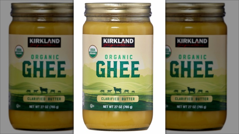 Jar of Kirkland Signature Organic Ghee