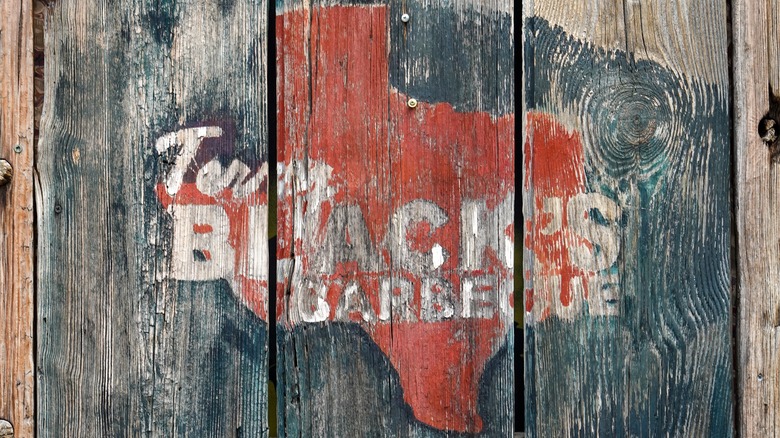 Terry Black's BBQ signage