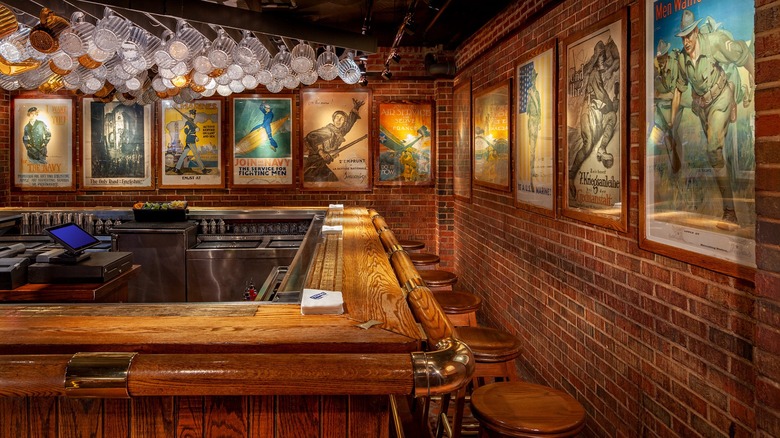 The Tombs interior bar and counter stool seating