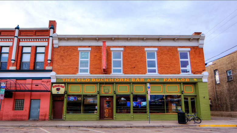 Exterior of Buckhorn Bar and Parlor