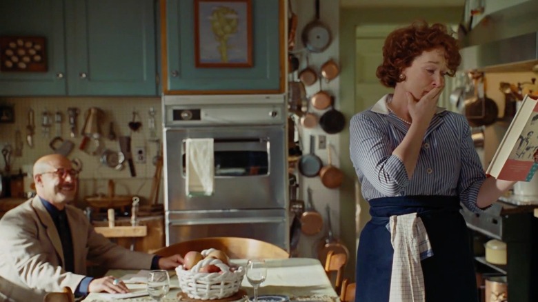 Meryl Streep as Julia Child and Stanley Tucci as Paul Child in "Julie & Julia"