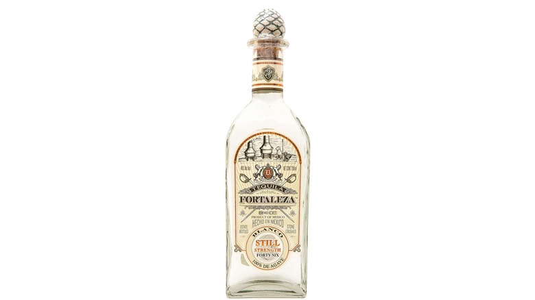 Bottle of Fortaleza Blanco Still Strength on white background