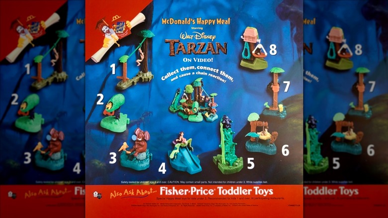 Disney's Tarzan on Video Happy Meal sign