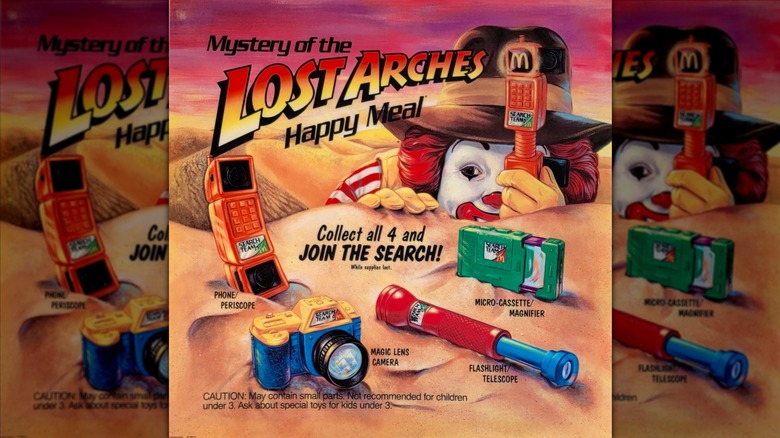 Mystery of the Lost Arches Happy Meal sign