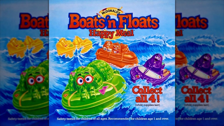 Boats 'n Floats Happy Meal sign
