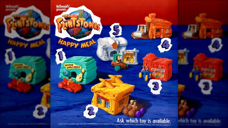 The Flintstones Happy Meal sign