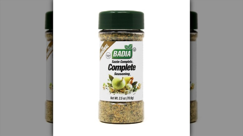 jar of Badia Complete seasoning