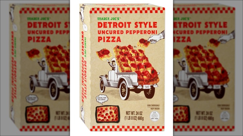 Trader Joe's Detroit Style Uncured Pepperoni Pizza
