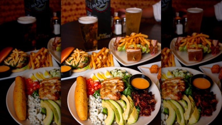 plates of food on a table at Max & Erma's