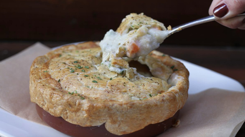 Lazy Dog chicken pot pie