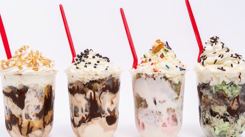 The Cookie Monstah assorted sundaes