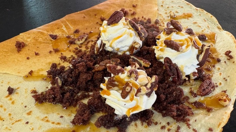 The Crepe Truck Chocolate Pecan Crepe