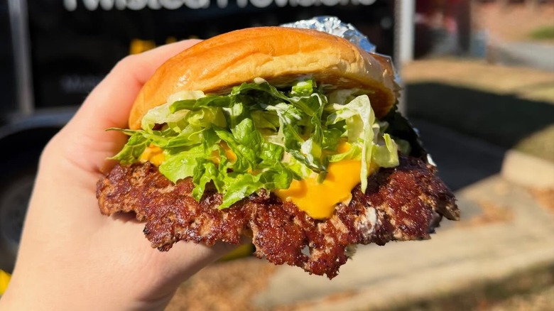 Twisted Provisions chicken sandwich