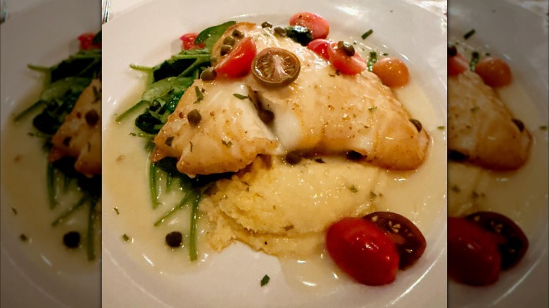 Chicken topped with fresh tomato from Volare Italian Ristorante in Kentucky