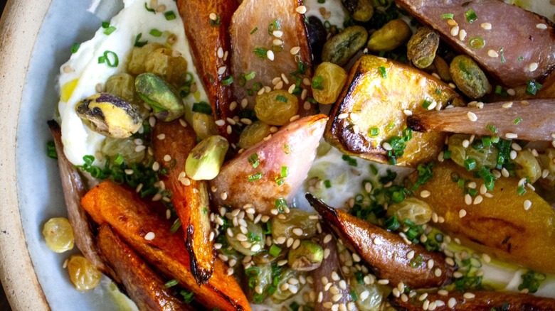 Roasted vegetables salad at Cane Pazzo