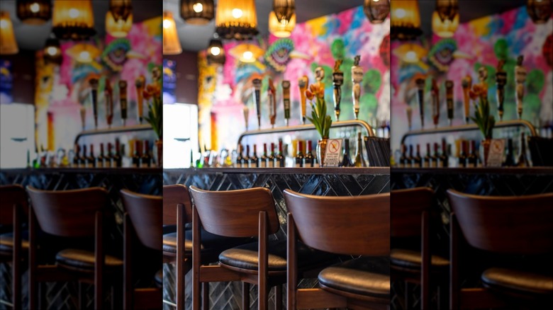 Raíces Authentic Mexican Cuisine interior bar